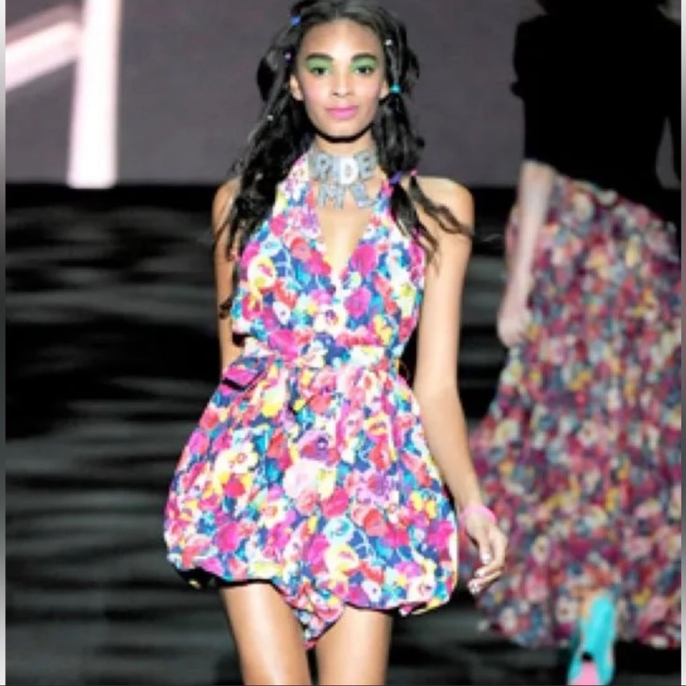Betsey Johnson romper size 2. Floral garden romper.  So comfortable.